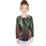 Abstract Psychedelic Kids  Long Sleeve T-Shirt