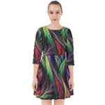 Abstract Psychedelic Smock Dress