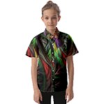 Abstract Psychedelic Kids  Short Sleeve Shirt