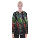 Abstract Psychedelic Womens Long Sleeve Shirt