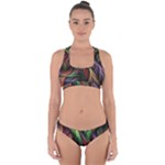 Abstract Psychedelic Cross Back Hipster Bikini Set