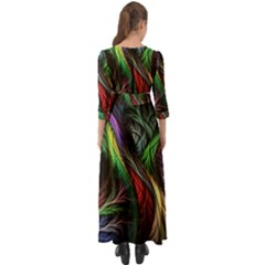 Button Up Boho Maxi Dress 
