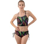 Abstract Psychedelic Mini Tank Bikini Set