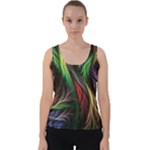 Abstract Psychedelic Velvet Tank Top