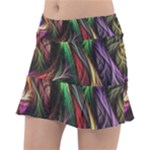 Abstract Psychedelic Classic Tennis Skirt