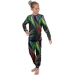 Abstract Psychedelic Kids  Long Sleeve Set 