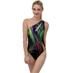Abstract Psychedelic To One Side Swimsuit