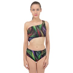 Spliced Up Two Piece Swimsuit 