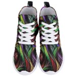 Abstract Psychedelic Women s Lightweight High Top Sneakers
