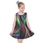 Abstract Psychedelic Kids  Summer Dress