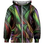 Abstract Psychedelic Kids  Zipper Hoodie Without Drawstring