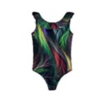 Abstract Psychedelic Kids  Frill Swimsuit