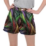 Abstract Psychedelic Women s Ripstop Shorts