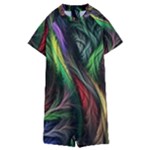Abstract Psychedelic Kids  Boyleg Half Suit Swimwear