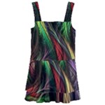 Abstract Psychedelic Kids  Layered Skirt Swimsuit
