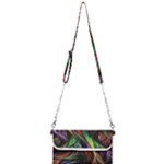 Abstract Psychedelic Mini Crossbody Handbag