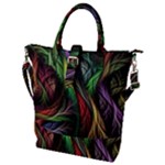 Abstract Psychedelic Buckle Top Tote Bag