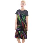 Abstract Psychedelic Camis Fishtail Dress