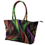 Abstract Psychedelic Canvas Shoulder Bag