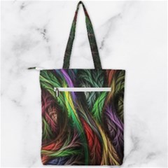 Double Zip Up Tote Bag 