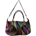 Abstract Psychedelic Removable Strap Handbag