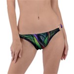 Abstract Psychedelic Ring Detail Bikini Bottoms