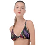 Abstract Psychedelic Knot Up Bikini Top