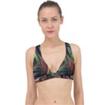 Abstract Psychedelic Classic Banded Bikini Top