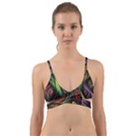 Abstract Psychedelic Wrap Around Bikini Top