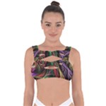 Abstract Psychedelic Bandaged Up Bikini Top