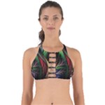 Abstract Psychedelic Perfectly Cut Out Bikini Top