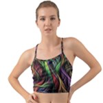 Abstract Psychedelic Mini Tank Bikini Top