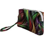 Abstract Psychedelic Wristlet Pouch Bag (Small)