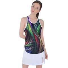 Racer Back Mesh Tank Top 