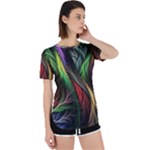 Abstract Psychedelic Perpetual Short Sleeve T-Shirt