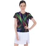 Abstract Psychedelic Women s Sports Top