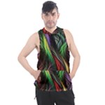 Abstract Psychedelic Men s Sleeveless Hoodie