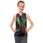 Abstract Psychedelic Kids  Sleeveless Hoodie