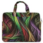 Abstract Psychedelic MacBook Pro 13  Double Pocket Laptop Bag
