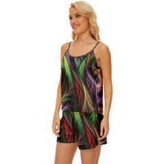 Satin Pajama Short Set 