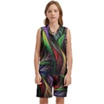 Abstract Psychedelic Kids  Basketball Mesh Set