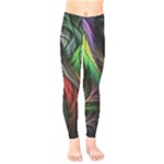 Abstract Psychedelic Kids  Classic Winter Leggings