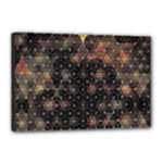 Abstract Psychedelic Geometry Andy Gilmore Sacred Canvas 18  x 12  (Stretched)