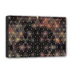 Abstract Psychedelic Geometry Andy Gilmore Sacred Deluxe Canvas 18  x 12  (Stretched)