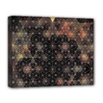 Abstract Psychedelic Geometry Andy Gilmore Sacred Deluxe Canvas 20  x 16  (Stretched)