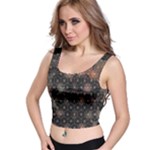 Abstract Psychedelic Geometry Andy Gilmore Sacred Crop Top