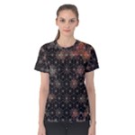 Abstract Psychedelic Geometry Andy Gilmore Sacred Women s Cotton T-Shirt