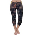 Abstract Psychedelic Geometry Andy Gilmore Sacred Capri Winter Leggings 
