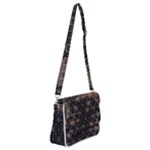 Abstract Psychedelic Geometry Andy Gilmore Sacred Shoulder Bag with Back Zipper