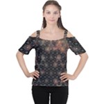 Abstract Psychedelic Geometry Andy Gilmore Sacred Cutout Shoulder T-Shirt